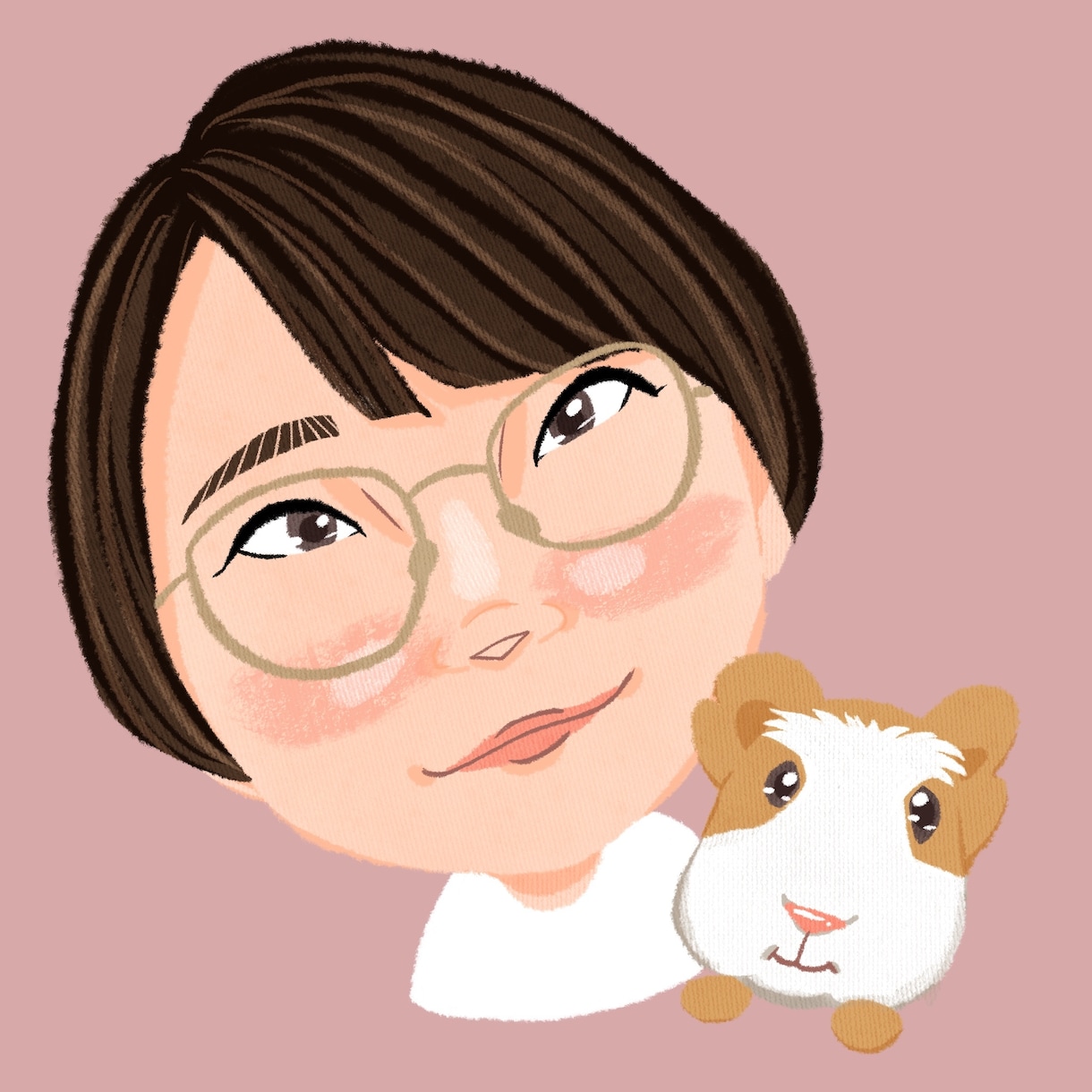 おしゃ可愛い♡雰囲気似顔絵アイコン描きます レトロチックなシンプルで可愛い♡あなただけのアイコンを♪ イメージ9