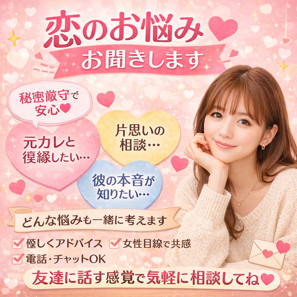 祝成就〜好きな人に送るDM一緒に考えます 片想い・復縁・不安をやさしく整理 イメージ1