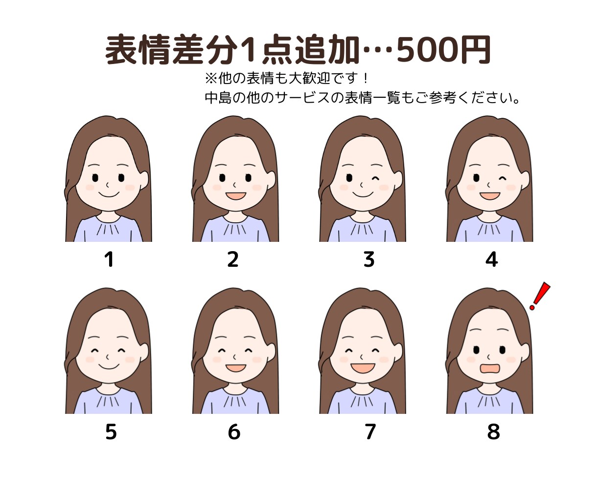 ポップで目立つ！SNSに最適なアイコンお描きします シンプルかわいい！インスタ、X、LINEに。似顔絵歓迎！ イメージ5