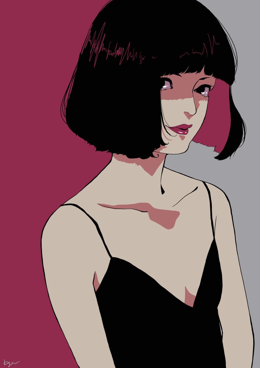 商用利用可◎スタイリッシュなイラスト制作いたします グラフィカルでモードなおしゃれイラストをお探しなら★ イメージ4