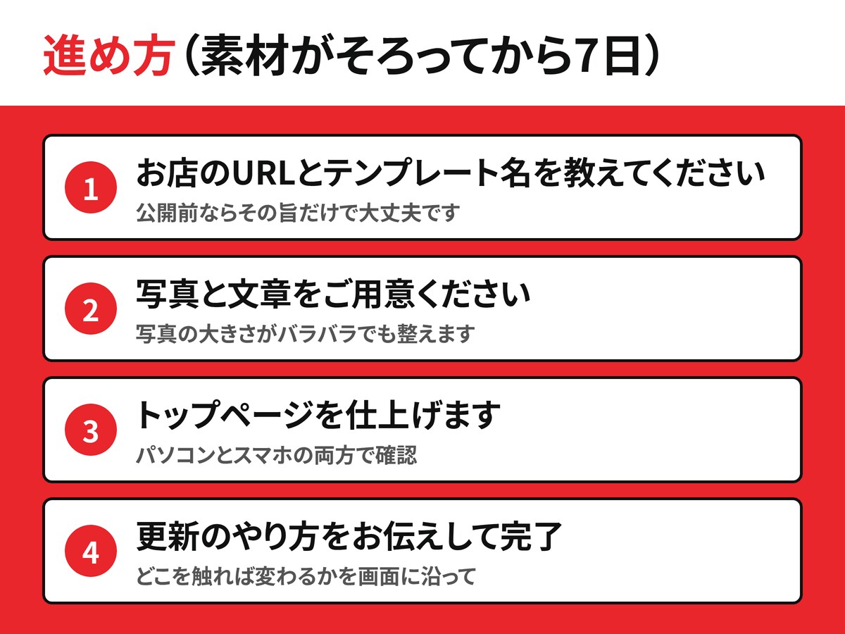 カラーミーの有料テンプレートを仕上げます 買ったテンプレートが空っぽのまま、になっていませんか イメージ4