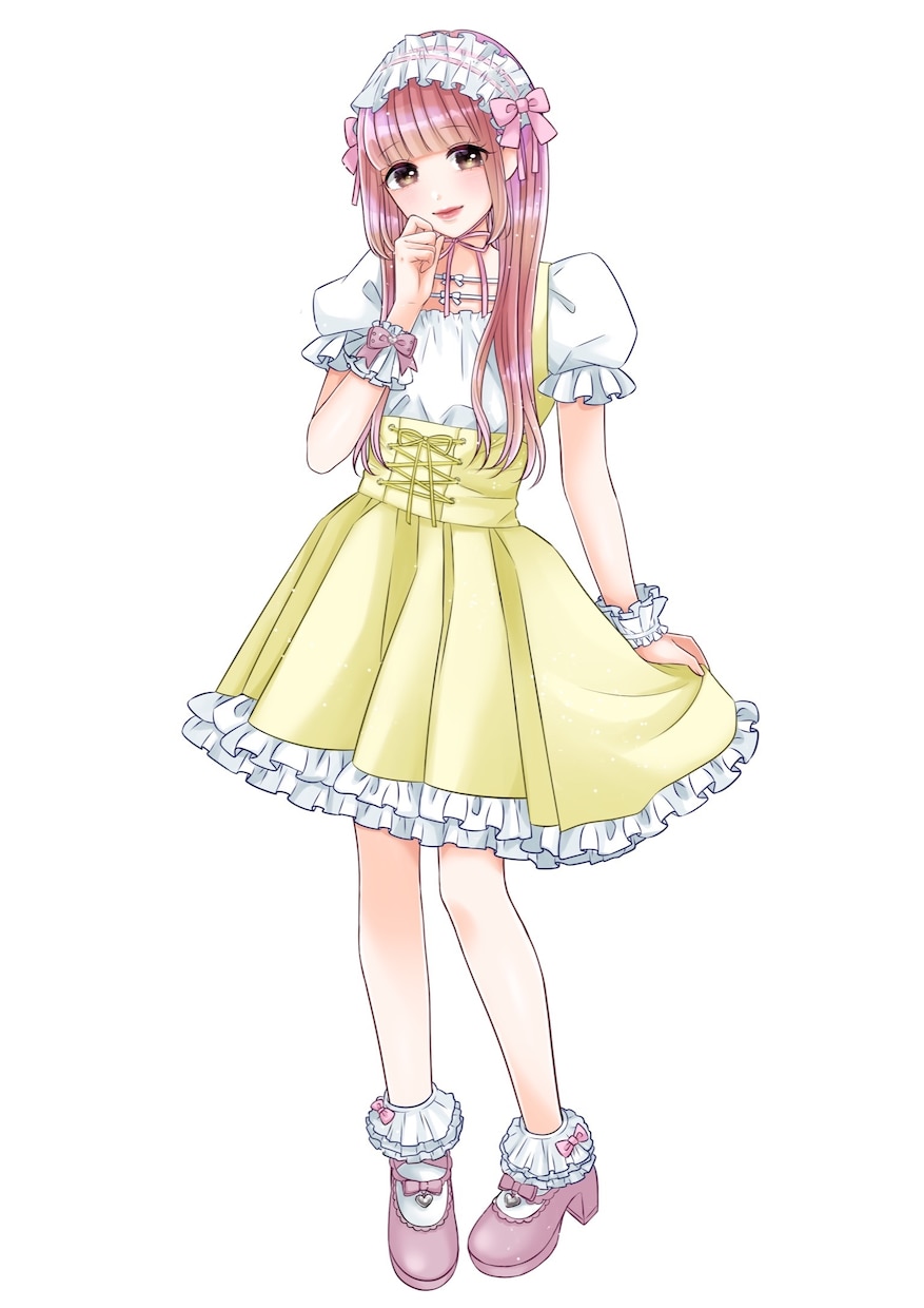 IRIAM向け立ち絵制作します 立ち絵イラストのデザイン、制作をいたします。 イメージ1