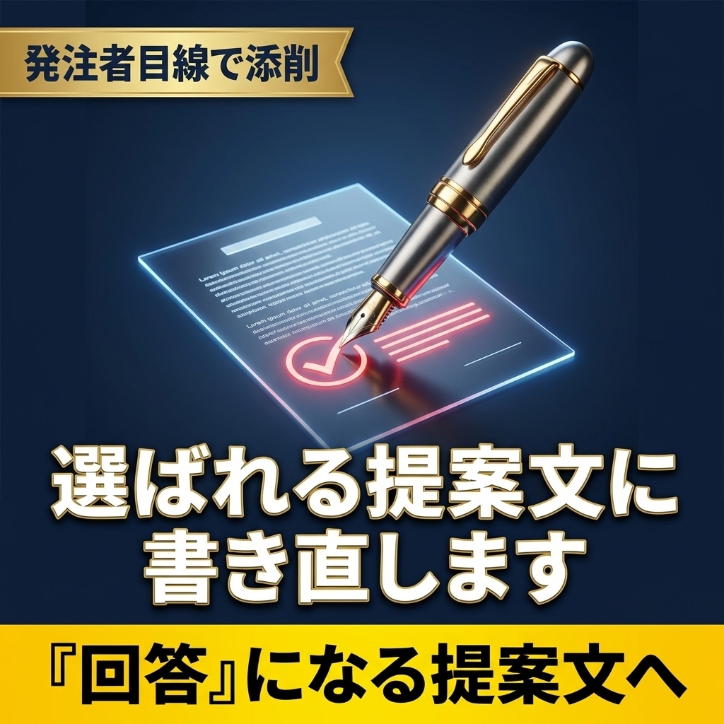 クラウドワークスの提案文を添削します 「回答」になる提案文に書き直します イメージ1