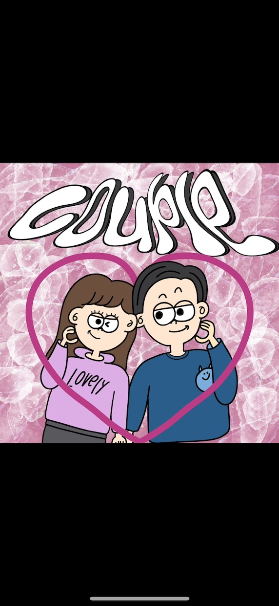 目が特徴的なpopな似顔絵イラストかきます イラストを通して笑顔を届けたいです！ イメージ1