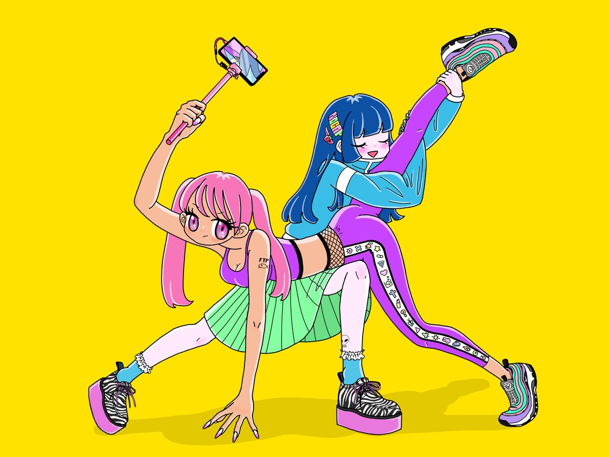 人体イラスト添削します 複雑なポーズ、変なポーズの人体が好き！ イメージ1