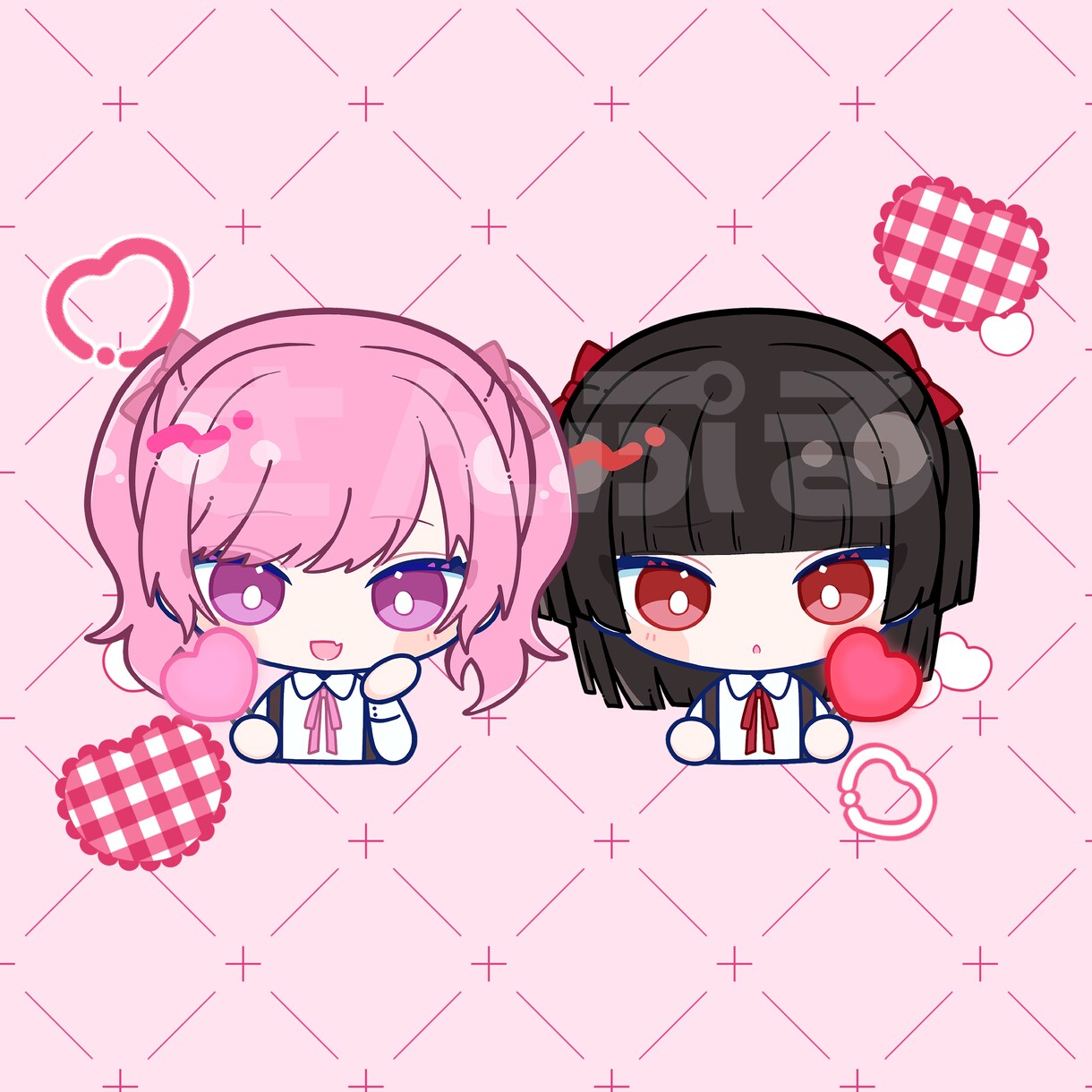 かわいい！あなただけのデフォルメイラスト作成します 表情差分やグッズ制作も◎商用利用OK！ イメージ1