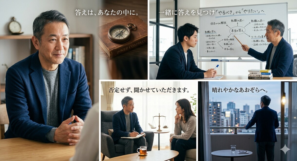 全肯定であなたの中の答えを見つけるお手伝いをします 答えはあなたの中にあることがほとんど。一緒に探しましょう！ イメージ1