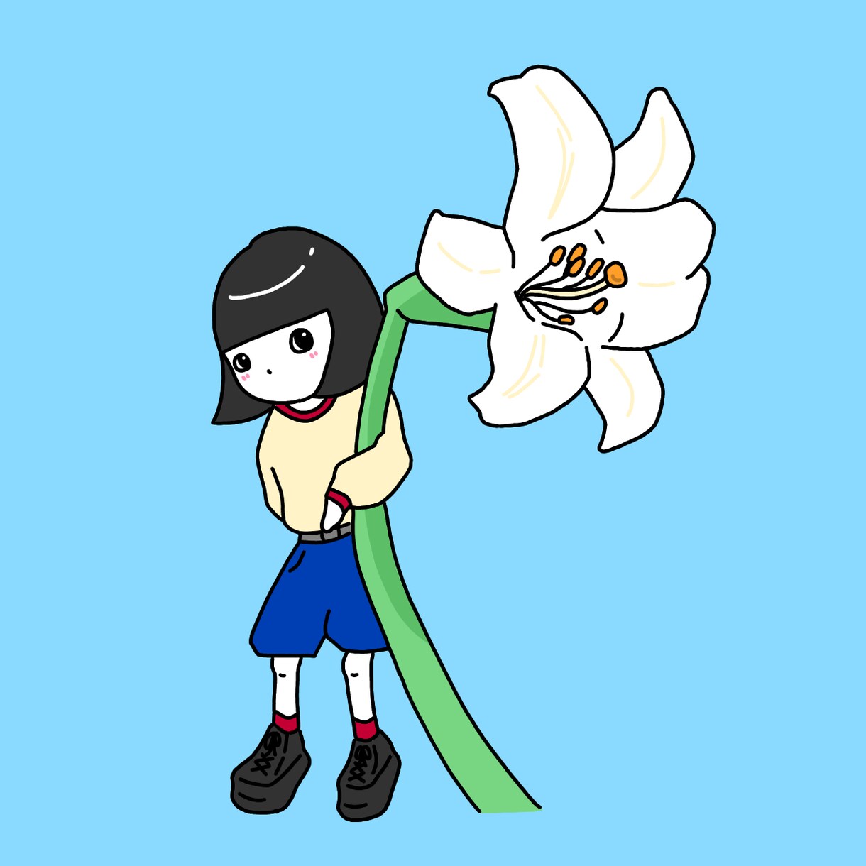 女の子のイラストを描きます SNS、アイコンなど様々な用途でお使いください。 イメージ1