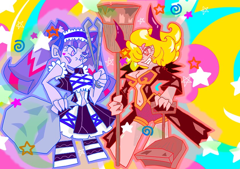 商用利用OK/ブラックジョーク風なイラスト描きます キャラクター・ゴシック・ダーク・ポップ・アメコミ風 イメージ8