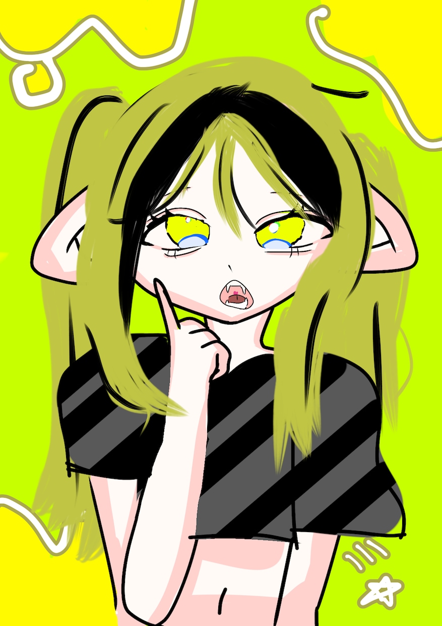 かわいいイラストを描きます とってもかわいいイラストを小学四年生が書いちゃうよん！ イメージ1