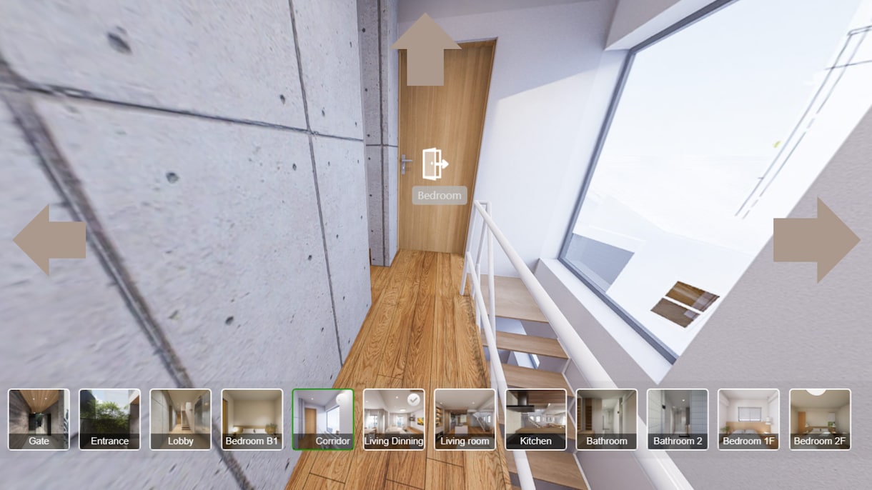 3Dパース動画 外観 ビデオ ウォークスルーます 3Dパース 動画 ビデオ ウォークスルー 360度　制作し イメージ4
