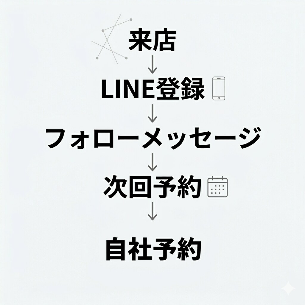 美容室の自社予約導線で売上安定させます ホトペ依存から抜け出す仕組み作ります イメージ2