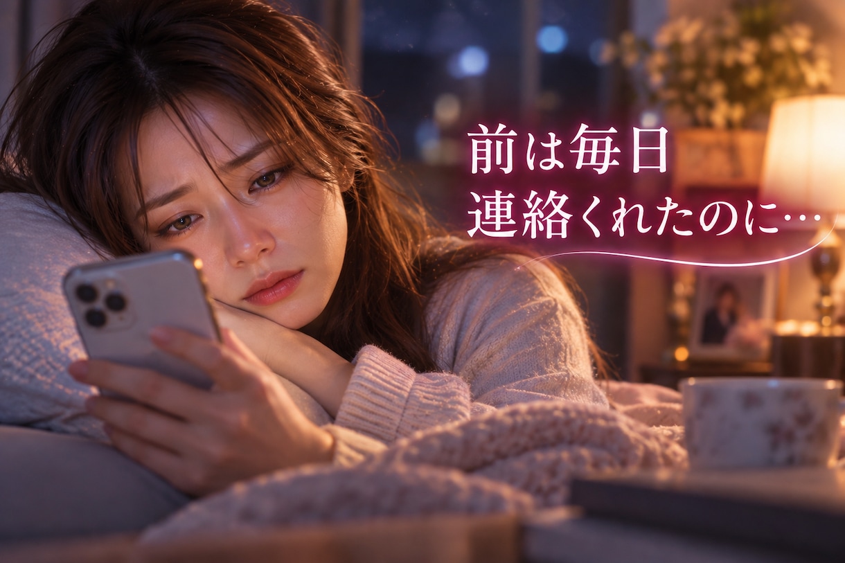 連絡が減った彼の本音を男性目線で読み解きます なぜ連絡が減ったの?　今送る?待つ? 　彼の気持を丁寧に鑑定 イメージ2