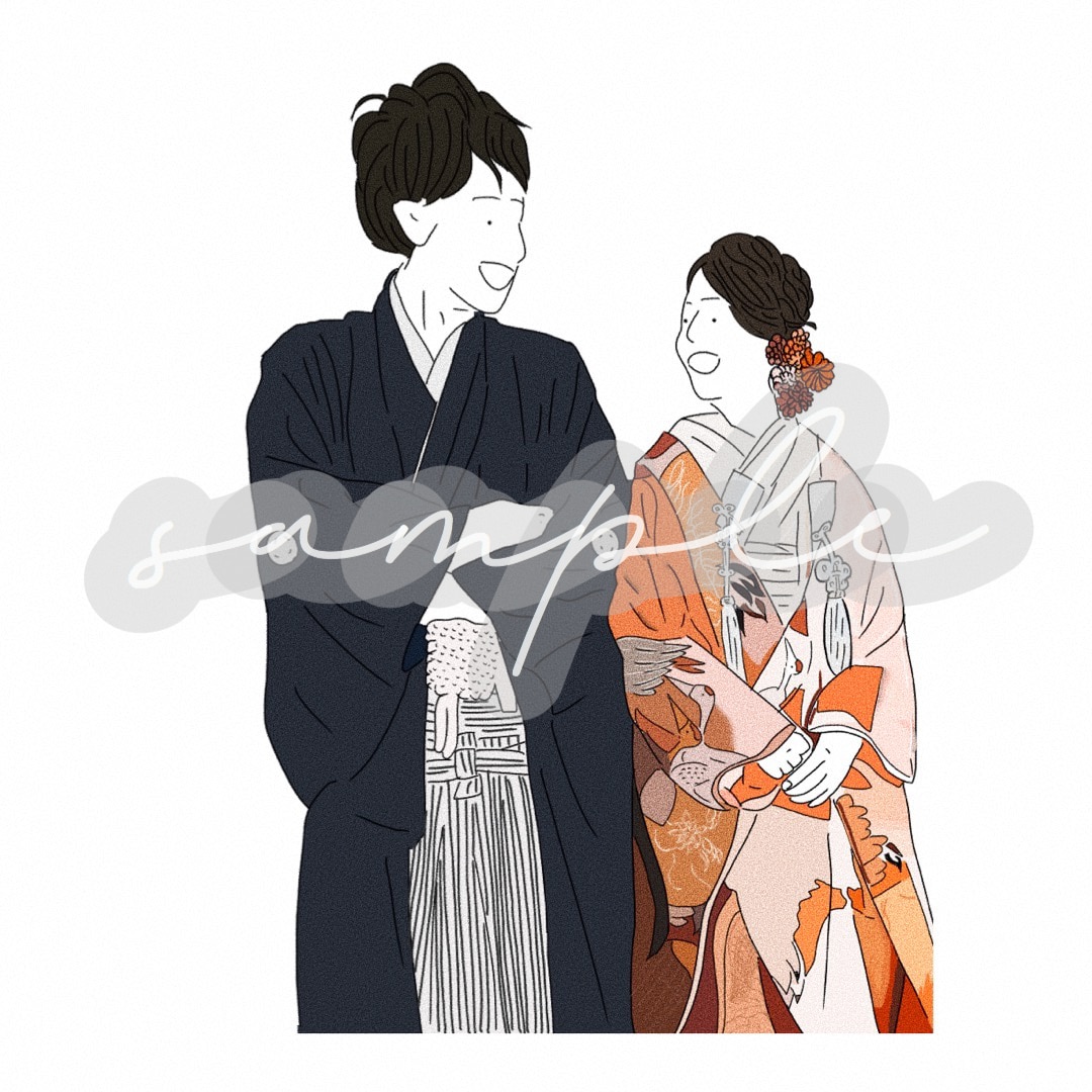 可愛い線画イラスト描きます 家族のお写真や恋人とのお写真をイラストにしませんか？ イメージ3