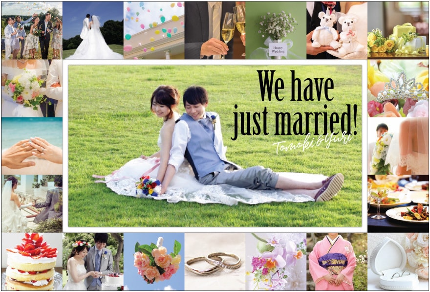 写真いっぱいのお知らせハガキ作ります テンプレートに当てはめるだけでデザインが完成します！ イメージ3