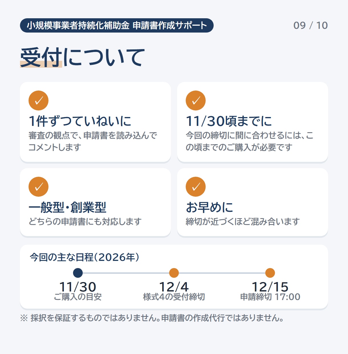 小規模事業者持続化補助金の計画を添削します 経営計画・補助事業計画を添削。AIプロンプト、申請ガイドつき イメージ9