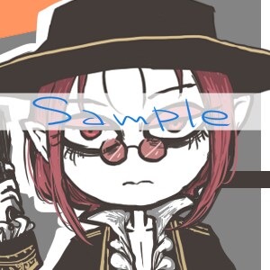 SNS等のアイコン描きます あなたの創作子さん、アバター等をちょっと毒気のある絵柄で イメージ2