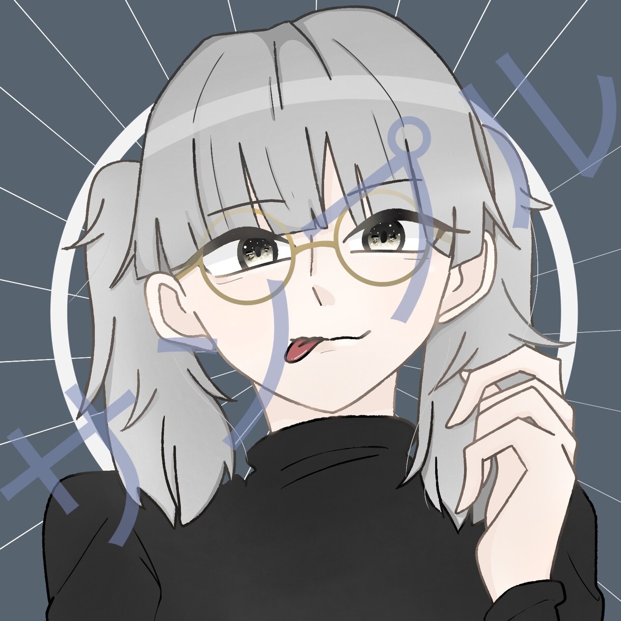 SNS等で使用できるアイコン作成致します 世界に1枚だけのあなたのイメージアイコン描きます！！！ イメージ2