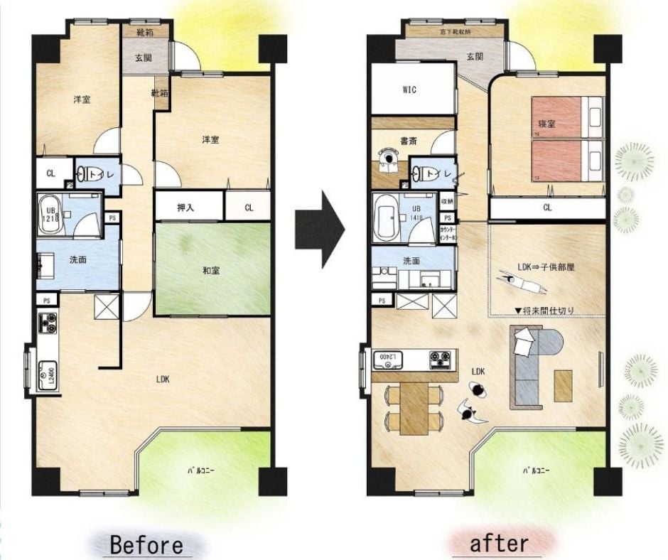 最短1日 マンションリノベ専門家が間取りを作ります 資料が揃えば翌日に初案。戸建てリフォーム・中古購入前にも対応 イメージ5