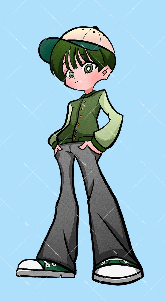 カートゥーン風など目を引くイラスト描きます SNSアイコンや記念イラスト、立ち絵、キャラデザにおすすめ！ イメージ5