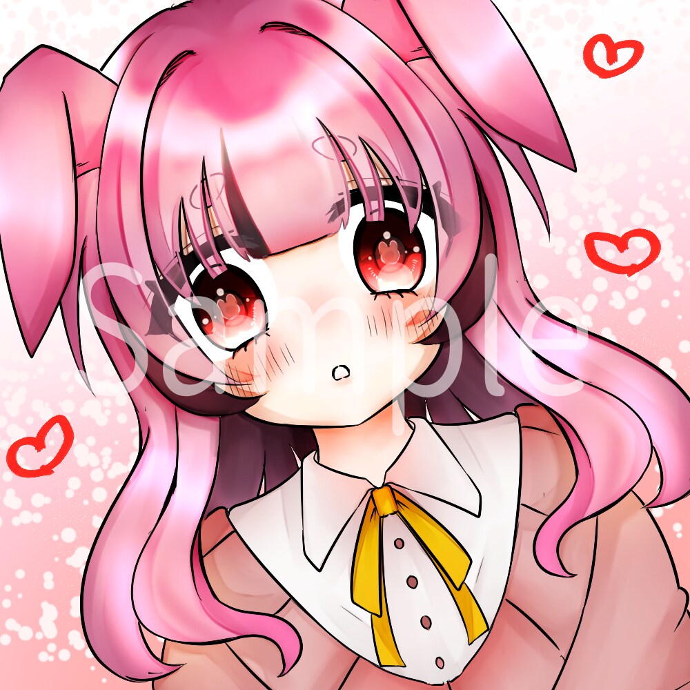 やすい！かわいい！アイコン描きます 厚塗り風味なアイコンを描きます！ イメージ4