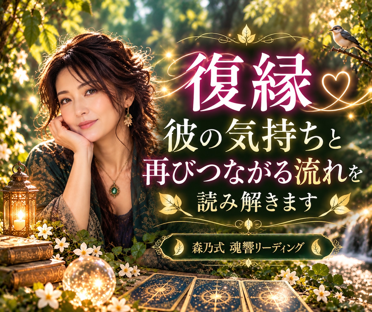 復縁したい相手の本音と今後の流れを占います 連絡する？待つ？お相手の気持ちと復縁の流れを読みます イメージ1