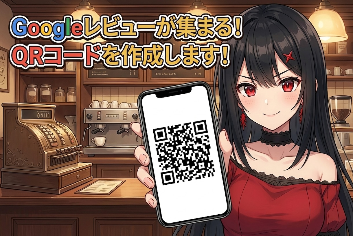 Google口コミに即飛ぶQRコード作ります ダイレクトにクチコミを促進する特殊なQRをご用意します イメージ1