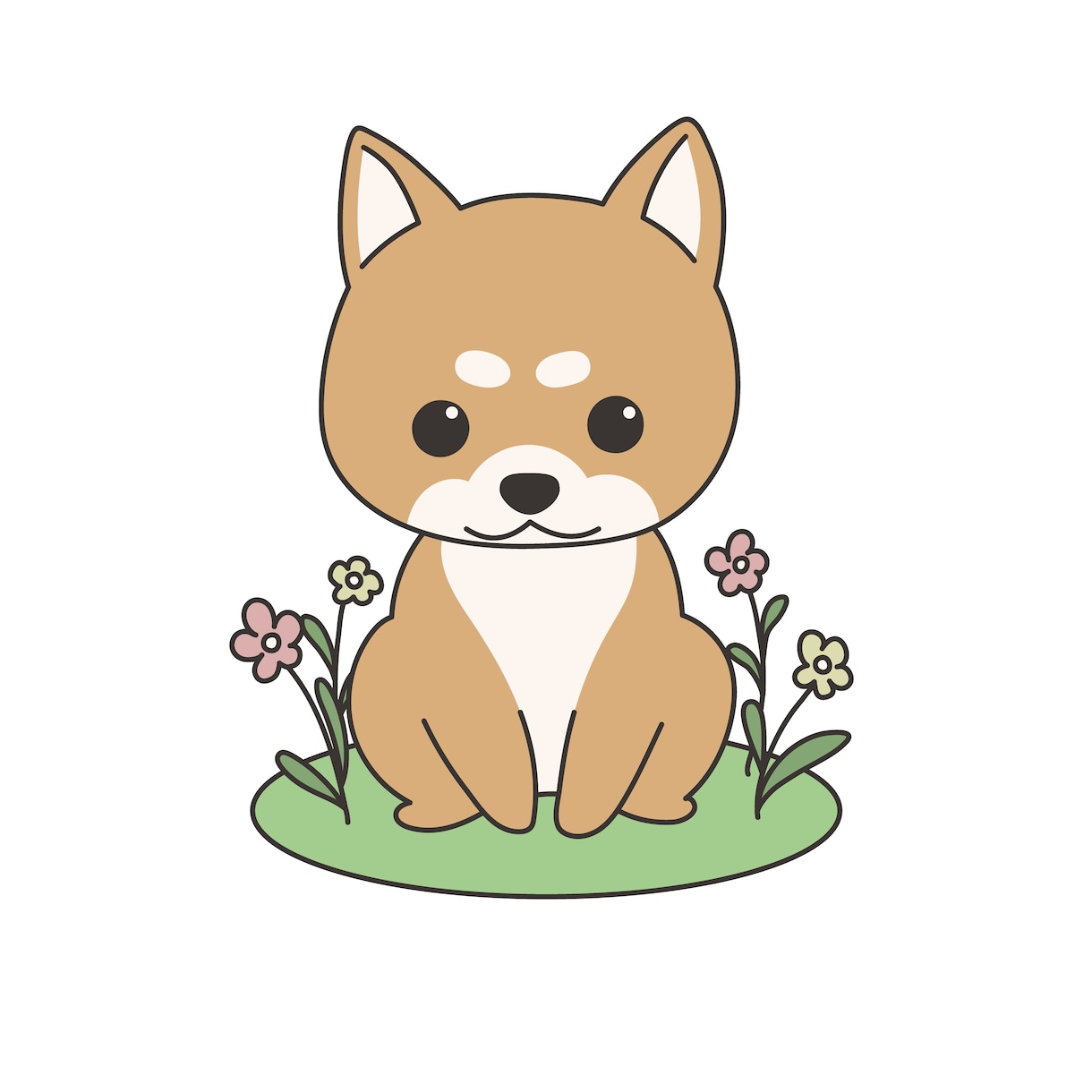 ペットの写真をシンプルで可愛いイラストにします 愛するペットを世界に一枚だけのオリジナルイラストに イメージ2