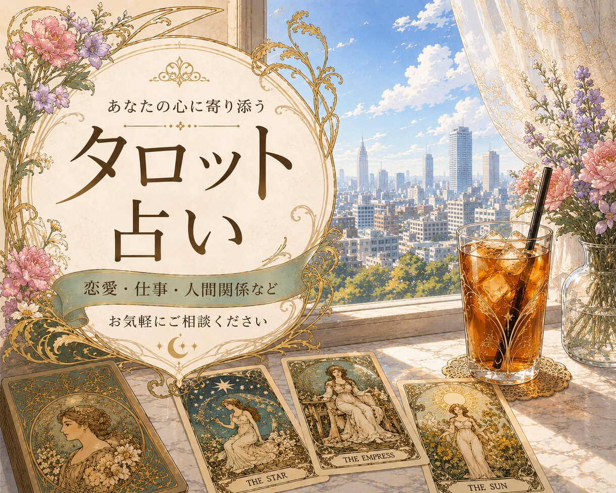 ５つのご相談をタロットカードで占います そのモヤモヤにはきっと＂意味＂があります イメージ1