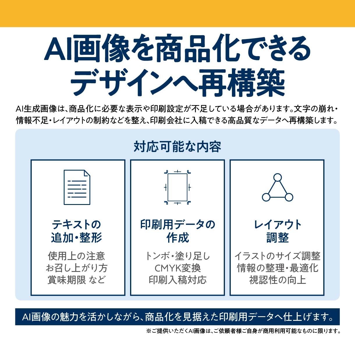AIで作ったラベル画像を印刷用データにします 文字やロゴも整え、印刷できるラベルへ再構築 イメージ2