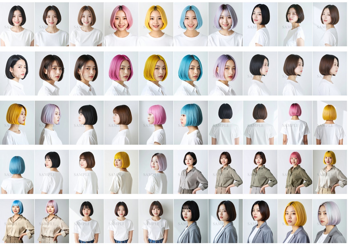 生成AIでお好みの写真を作成します 理想の人物写真を1枚から作成！ イメージ1