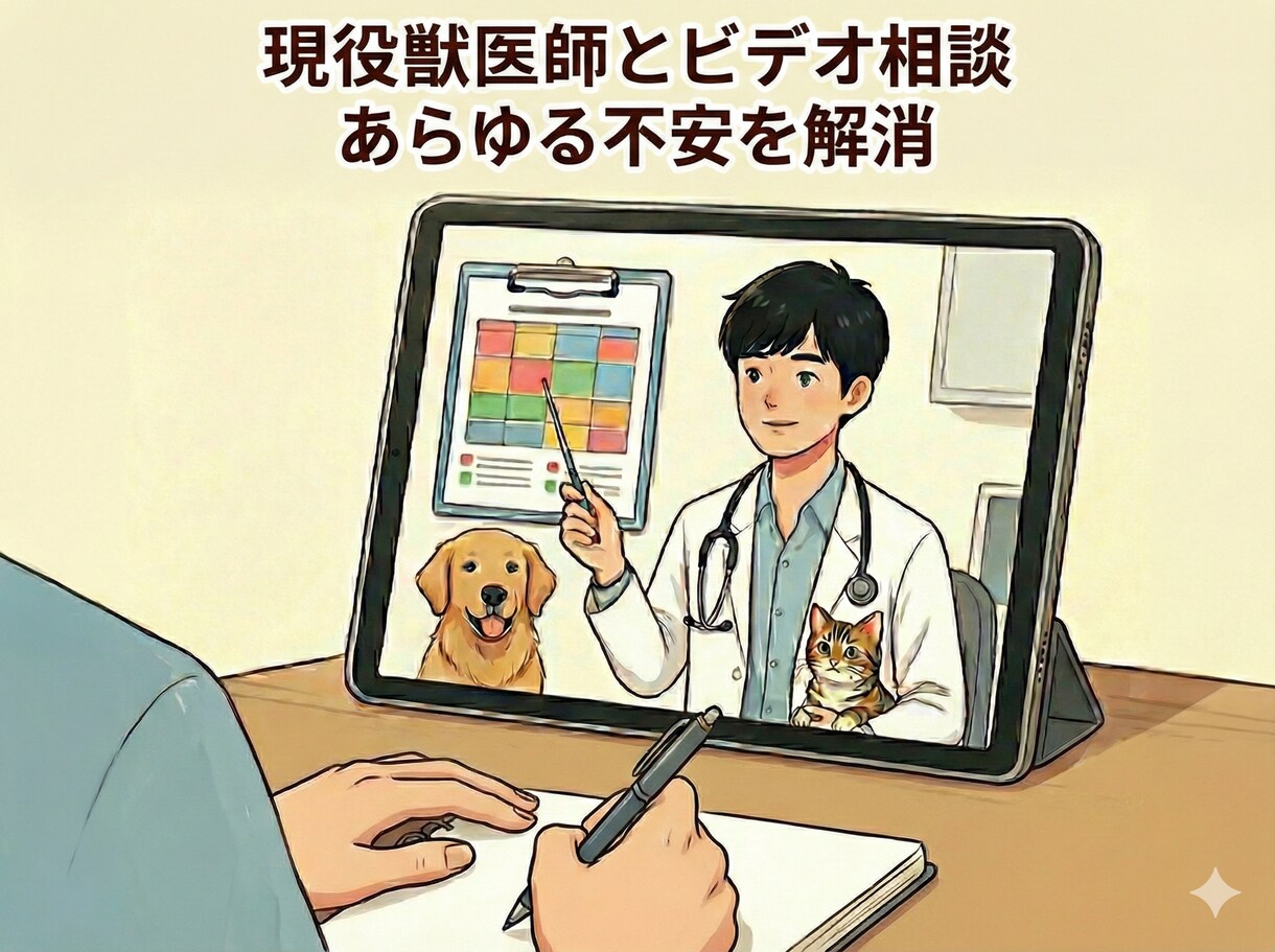 現役獣医師が愛犬・愛猫の健康相談＆不安解消します 人医学及び獣医学的知見から飼い主様の心に寄り添います。 イメージ1