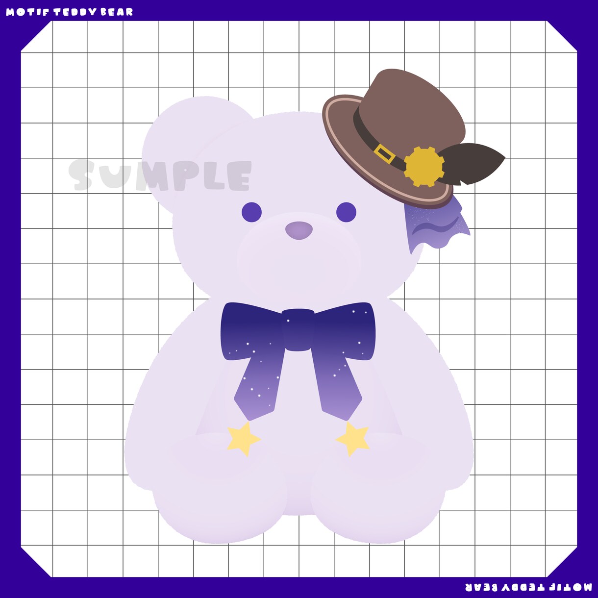 モチーフテディベアイラストをお描きします あなたのお姿をお好きな動物のぬいぐるみ風イラストに！！ イメージ4
