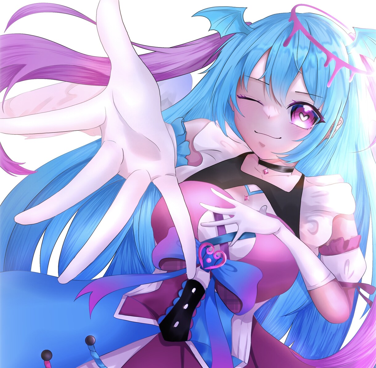 かっこ可愛いイラスト描きます なかなかない髪の塗り方です！！ イメージ1
