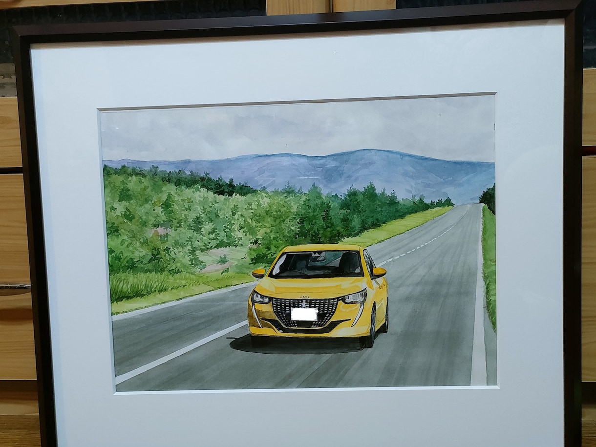 愛車の水彩画イラストをお描きします 愛車との想い出を水彩画で残してはいかがでしょうか？ イメージ1