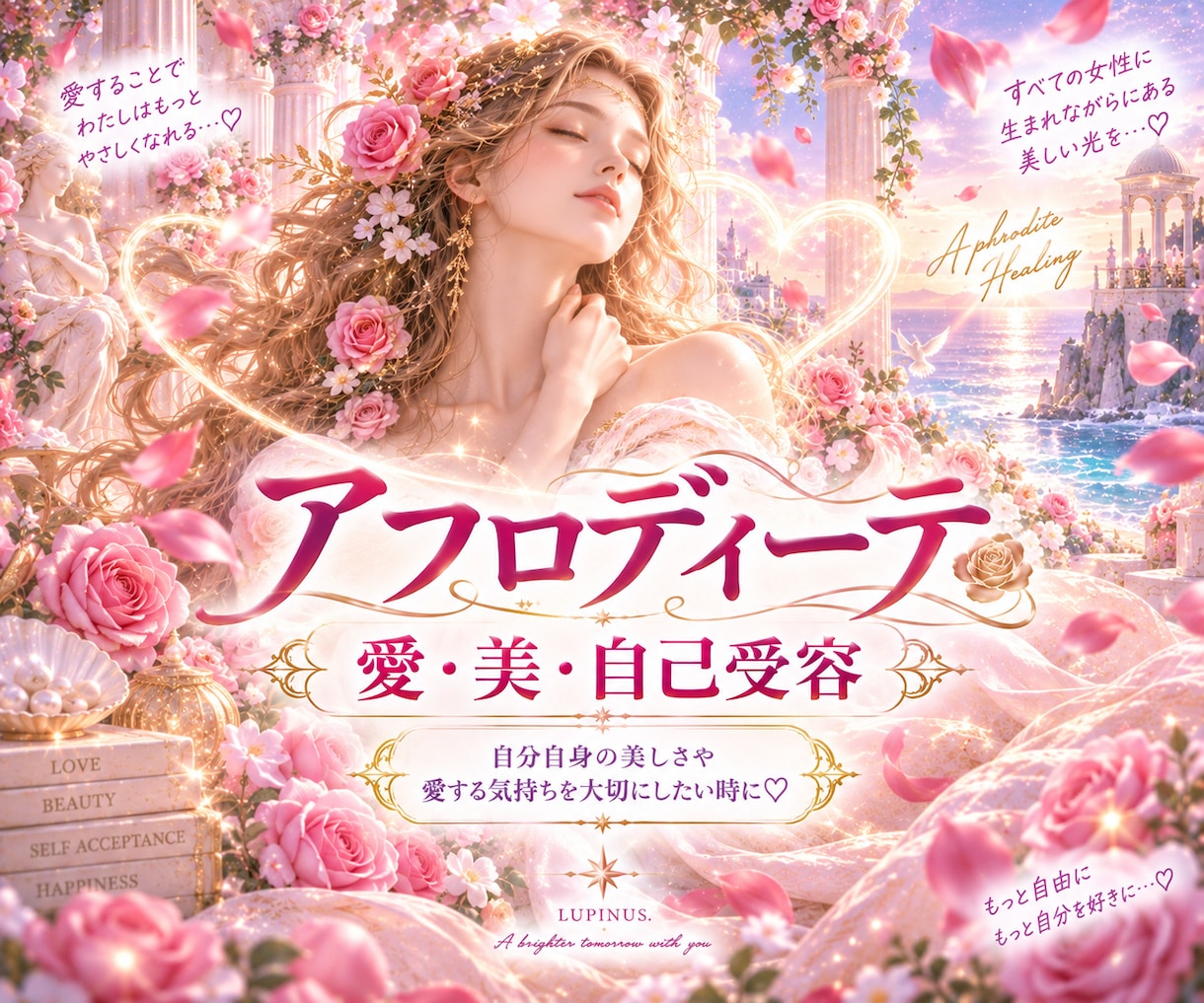 1か月で　6つの女神系ヒーリングをお届けします お好きな時に受け取れる・楽しめる女神ドルフィン遠隔ヒーリング イメージ5