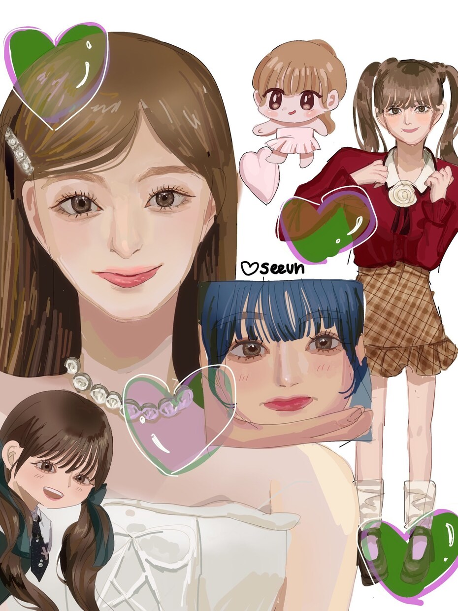 自分、かわいいイラスト描けます 女の子だったら次元問わずかけます! イメージ5
