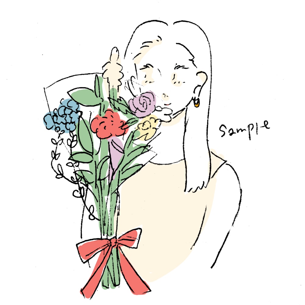 シンプルで雰囲気のあるイラスト描きます SNSアイコン、プロフィール画像等に！ イメージ2