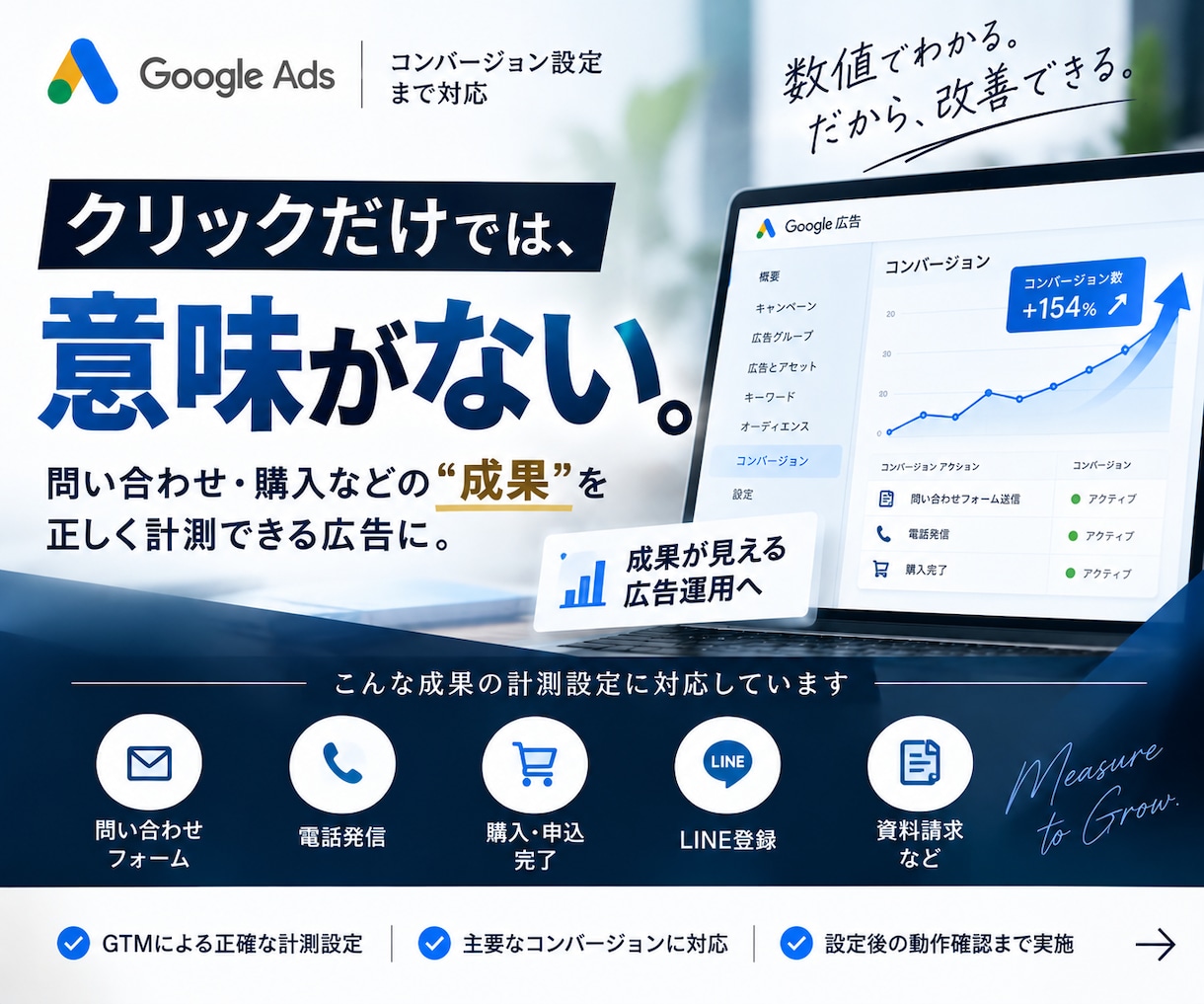 Google広告の初期設定を認定資格者が行います キャンペーン作成からコンバージョン設定までまとめて対応 イメージ5