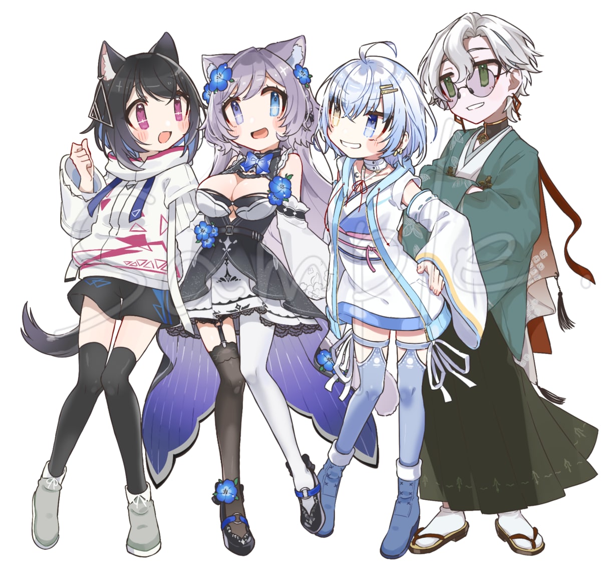 使いやすい立ち絵イラスト製作致します 特徴的なデザインが欲しい方向け イメージ7