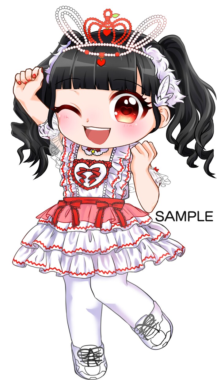 3頭身のかわいい立ち絵描きます 2頭身からパワーアップ！細かい表現ができるようになりました！ イメージ5