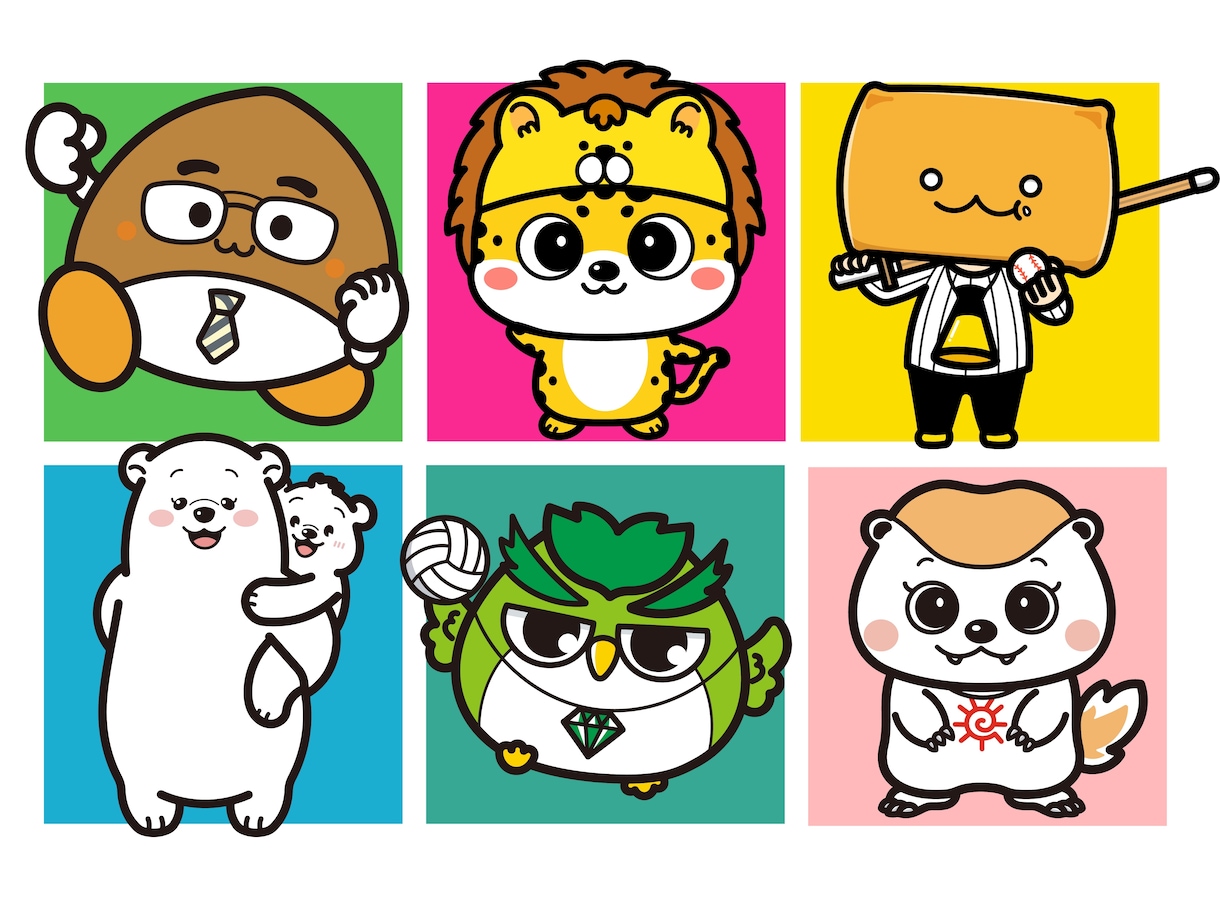 企業・店舗マスコットキャラクター制作します 総販売700件以上｜評価★5.0の安心制作 イメージ6