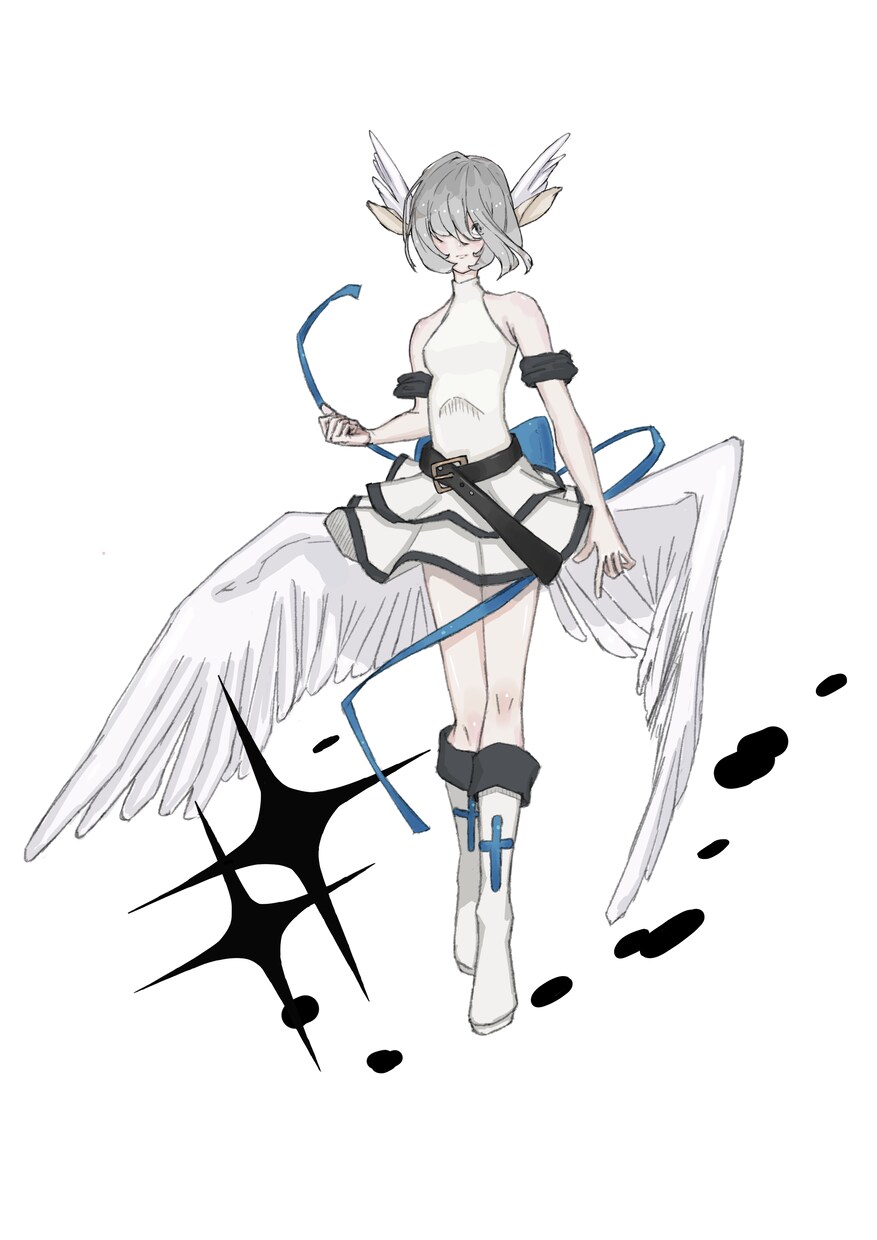 キャラクターの立ち絵を描きます ゲームやSNSの立ち絵に使えます イメージ1