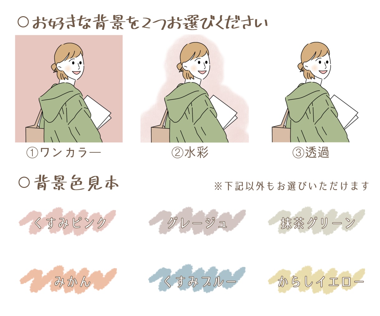 シンプル可愛いイラストお描きします SNS・ブログなどのアイコンにも◎商用利用OKです イメージ6