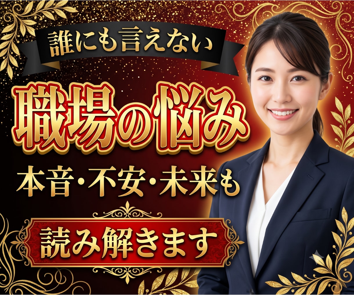 職場関係の悩み・迷い・転職の不安を徹底鑑定します 仕事の人間関係(上司/先輩/同僚/後輩)転職、評価処遇、恋愛 イメージ10