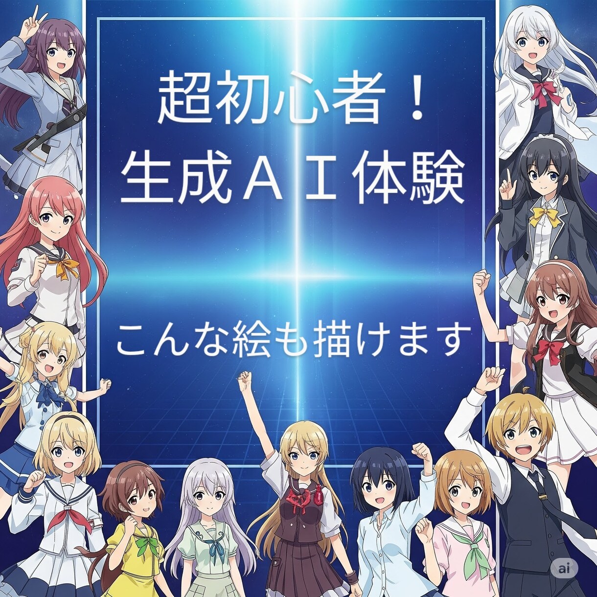 マンツーマン！超初心者向け生成AI体験ができます 話題の生成AIをやさしく体験！AIとの新しい暮らし！ イメージ1