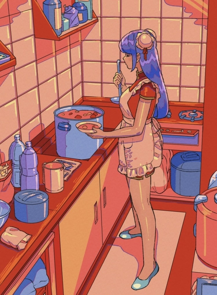 オリジナルなアニメタッチイラスト描きます MVイラスト、携帯ロック画面など要望に沿ってお描きします！ イメージ2