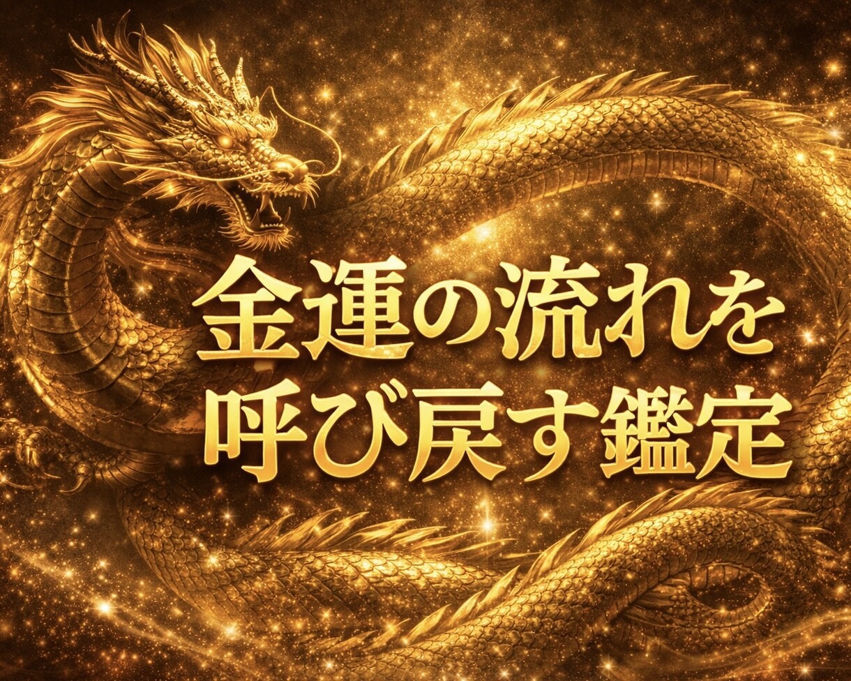 2026年激変！黄金龍があなたの金運を透視します | 黄金龍が視た真実を、包み隠さずお伝えするわよ イメージ1