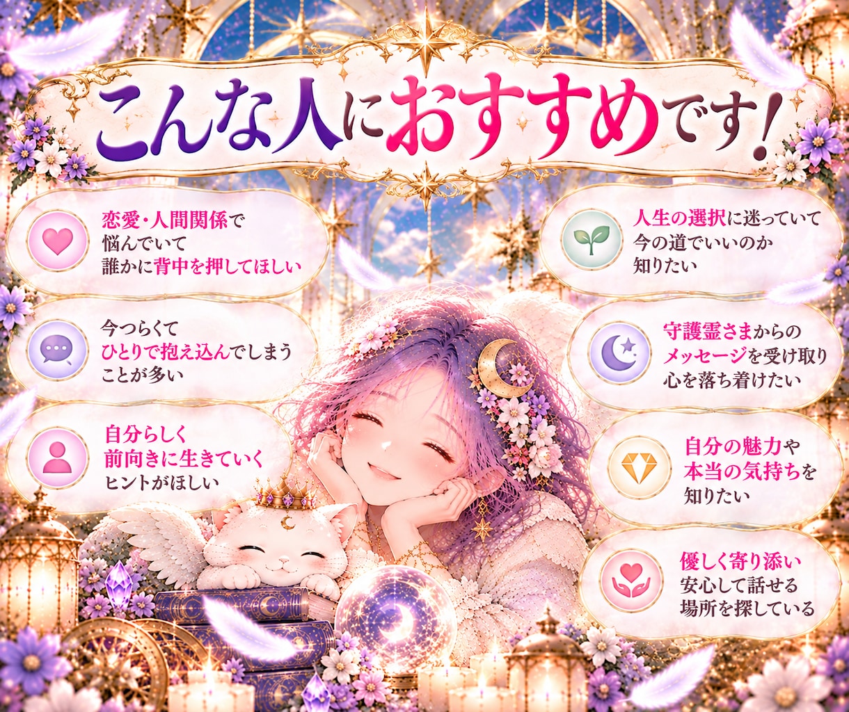 守護霊さまから聞きたいこと霊視を使ってお伝えします 悩みの意味・人生の流れ・今必要なメッセージ…あなたに届けます イメージ4