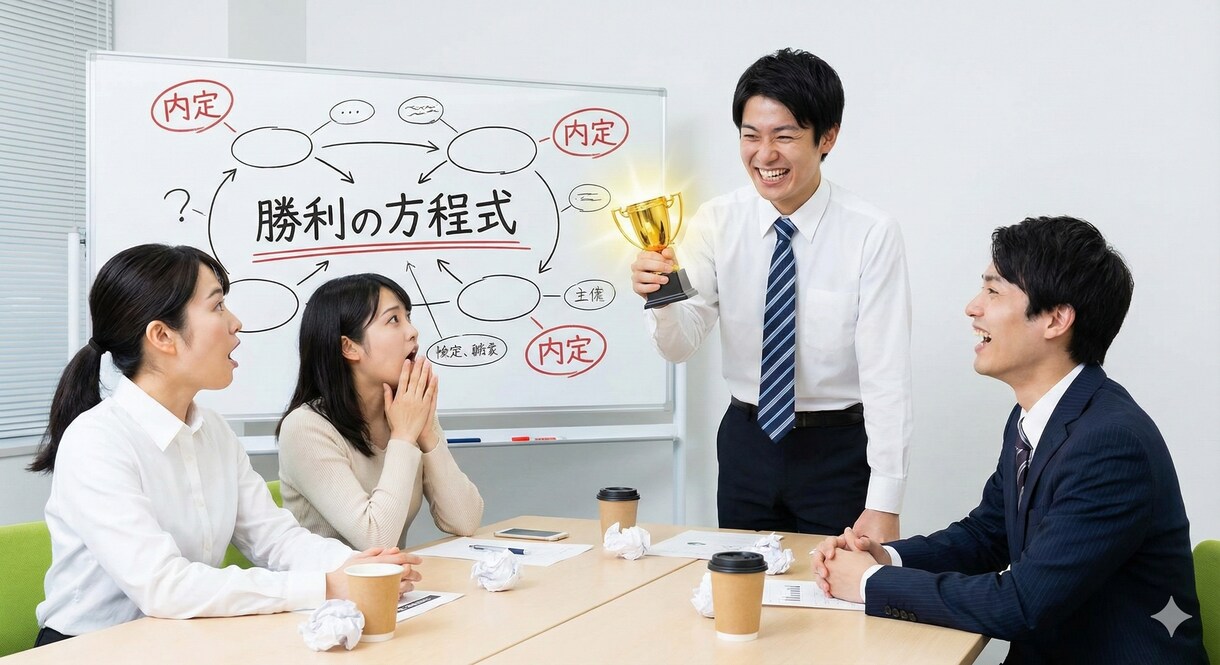 優秀賞を「インターンやGD」で狙う戦い方作ります AIで整理→採点される型に落とす イメージ1